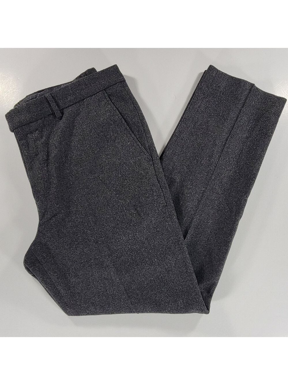 Todd Snyder New York Mens Wool Flannel Dress Pants Dark Gray Mens 35x32 Warm